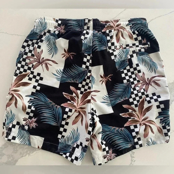 Pacsun Tropical Hawaiian Drawstring Lined Swim Cruise Board Shorts Men’s S EUC - Picture 2 of 6